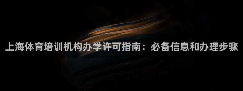 焦点娱乐直属：上海体育培训机构办学许可指南：必备信息和办理步